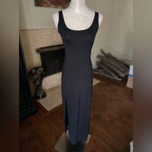 Boston Proper Black Maxi Dress with slit